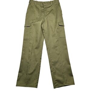 Vintage Boy Scouts of America Pants Mens 32 Green Cargo Uniform Official 80s BSA